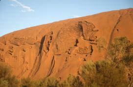Nahaufnahme von Uluru