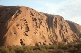 Nahaufnahme von Uluru