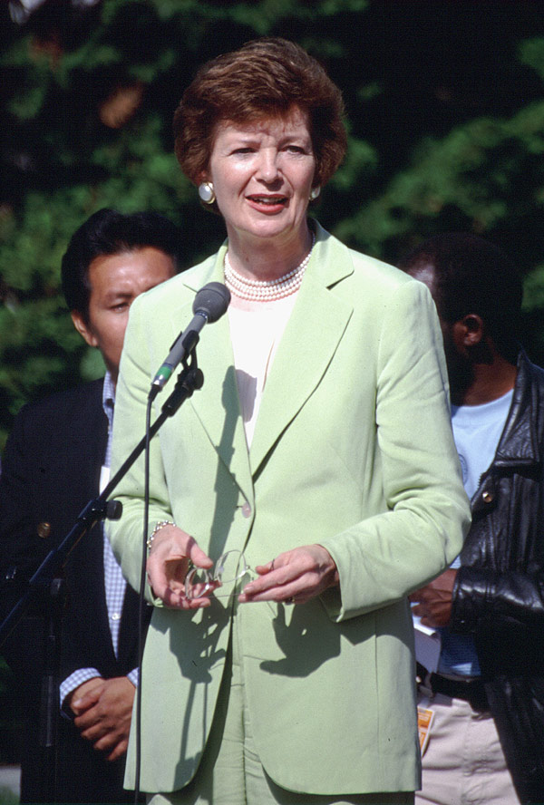 Mary Robinson, UN-Hochkommissarin für Menschenrechte (Foto: Oliver Kluge 2000)