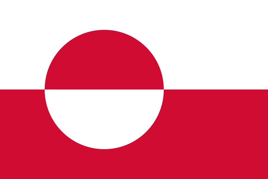 Flagge Grönlands (Wikipedia)