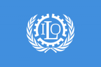 Flagge der International Labour Organisation (Wikipedia)