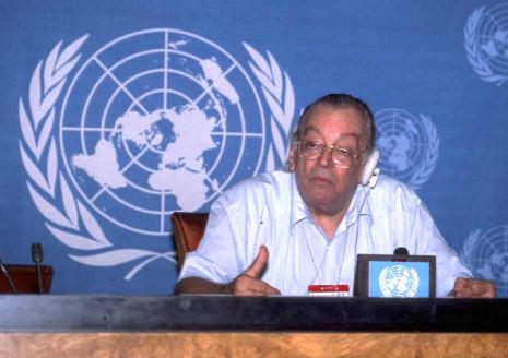 Miguel Alfonso Martinez, Vorsitzender der WGIP (Foto: Oliver Kluge 2003)